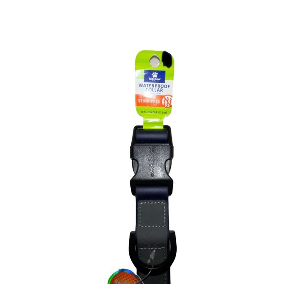 NWT Top Paw Waterproof Stink Free Easy To Clean Silicone Dog Collar L 18"-26" - Picture 2 of 5